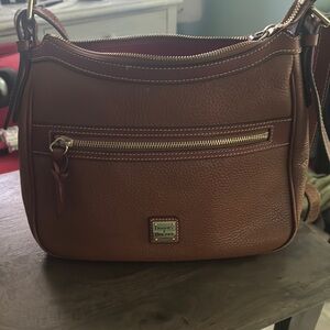 Dooney & Bourke Tan Leather Crossbody Bag